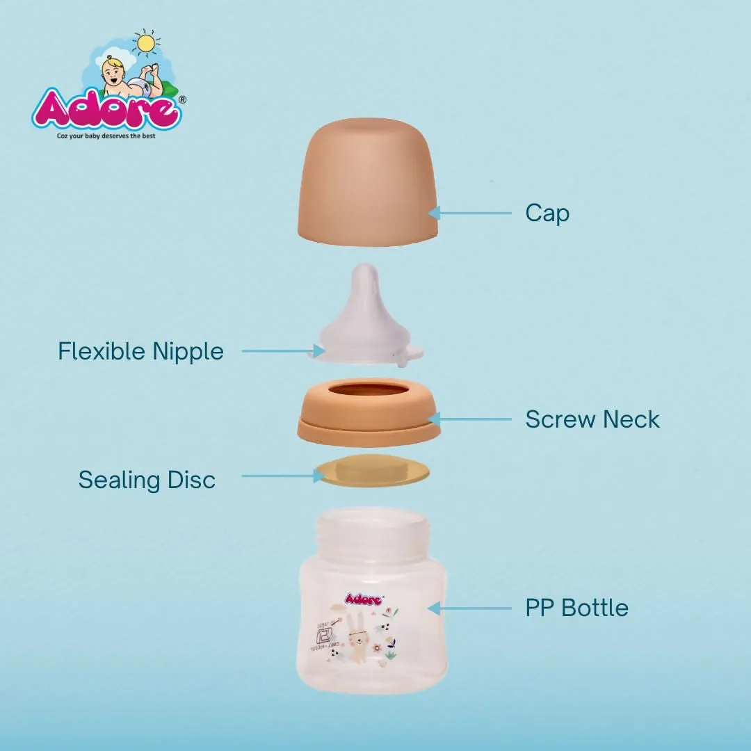 ADORE Skoot Jr 2 Stage Wideneck Feeding Bottle - 125ml