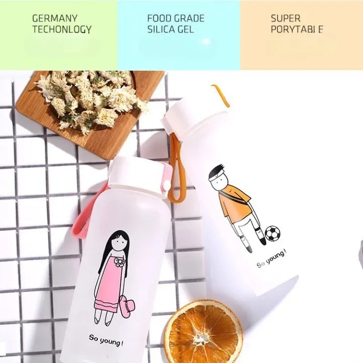 Anime Glass Cup Bottle