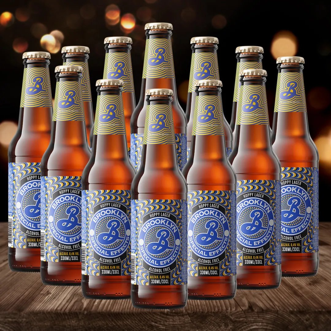 Brooklyn Brewery Special Effects Alcohol Free Lager 330ml - 0.4% ABV (12 Pack)