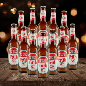 Früh Kölsch 0.0% Alcohol Free Beer 330ml Bottles (12 Pack)