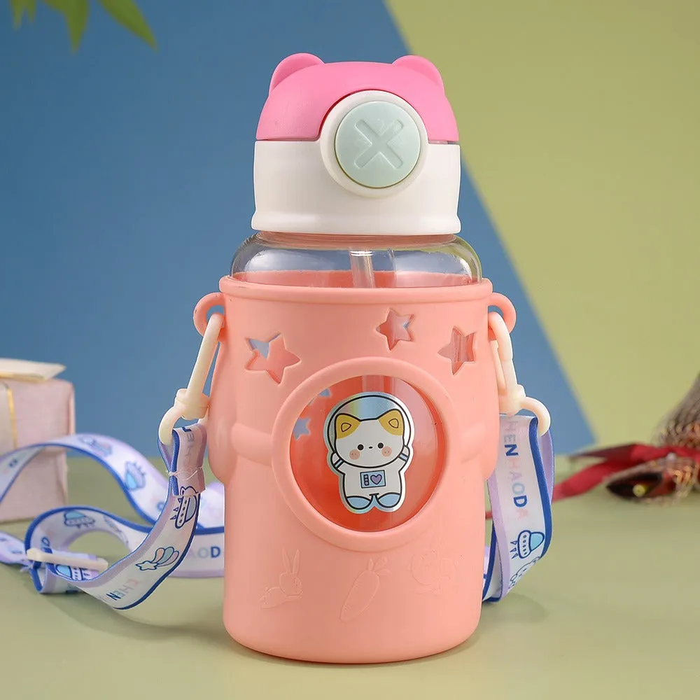 Kids School Plastic Padded Sipper Sipper Bottle