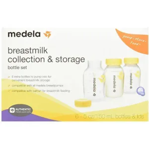 Medela Breastmilk Collection & Storage Bottles 150ml (6 Bottles)
